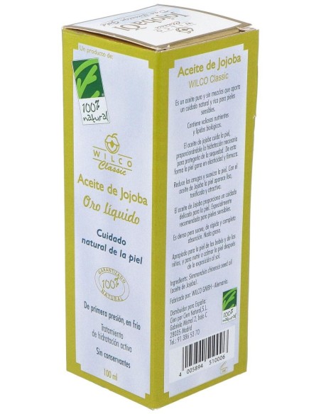 Aceite De Jojoba 100Ml. de Cien Por Cien Natural