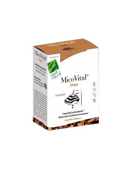 Micovital Chaga 60Cap. de Cien Por Cien Natural