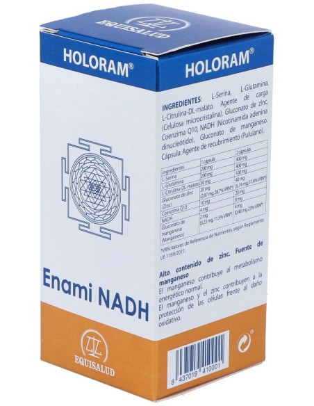 Holoram Enami Nadh 60Cap. de Equisalud