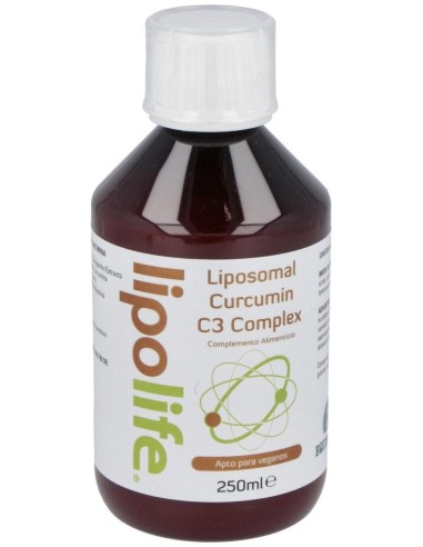 Lipolife Liposomal Curcumin C3 Complex 250Ml. de Equisalud
