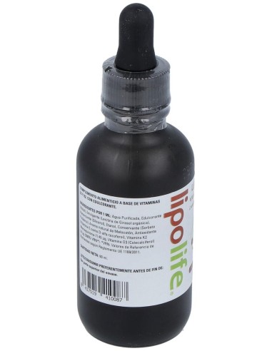 Lipolife Liposomal Vitaminas D3/K2 60Ml. de Equisalud