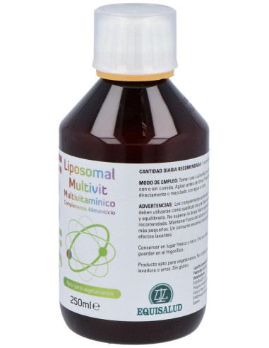 Lipolife Liposomal Multivit 250Ml. de Equisalud