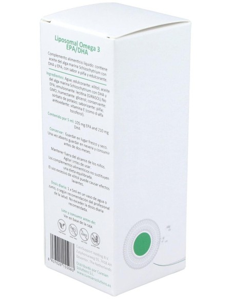 Liposomal Omega 3 Epa/Dha 150Ml. de Curesupport