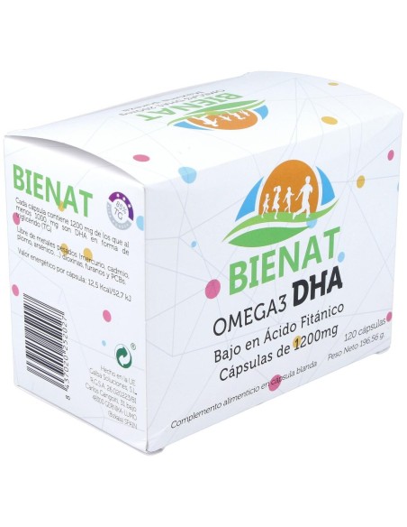 Bienat Dha Omega 3 1000Mg 120Cap. de Bienat