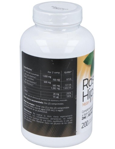 Rose Hips Vit. C + Zn + Se 200Comp. de Mederi Nutricion Integrativa
