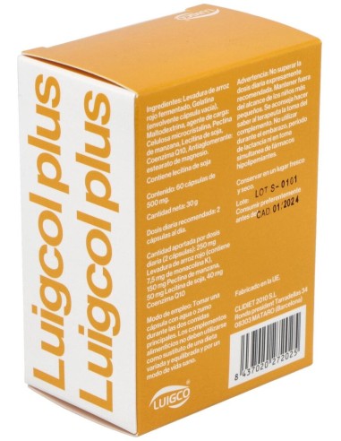 Luigcol Plus 60Cap. de Luigco