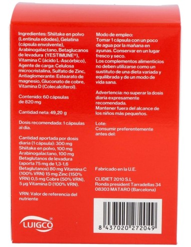 Shitimune 60Cap. de Luigco