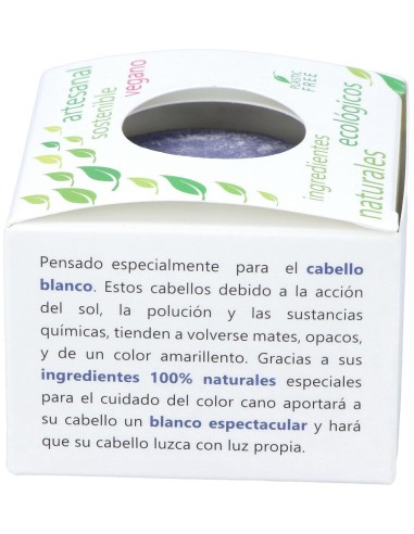 Champu Solido Cabellos Blancos 85Gr. de Nitx
