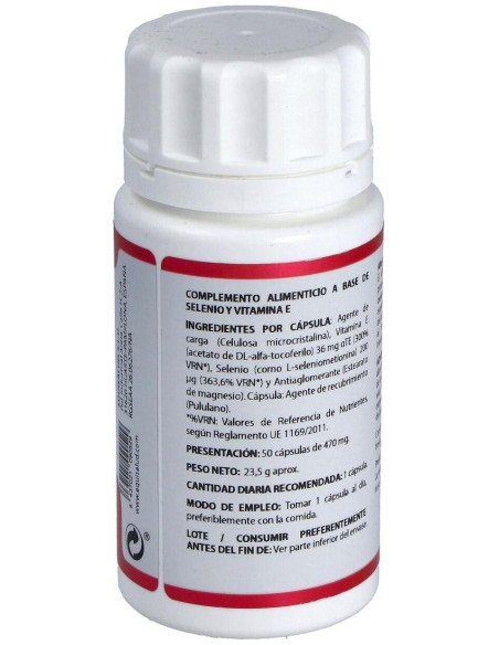 Holomega Seleniometionina Con Vit. E 50Cap. de Equisalud