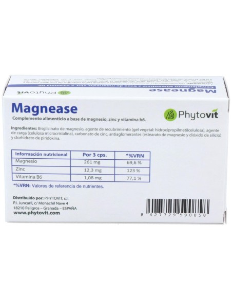 Magnease 60 Vcaps de Phytovit