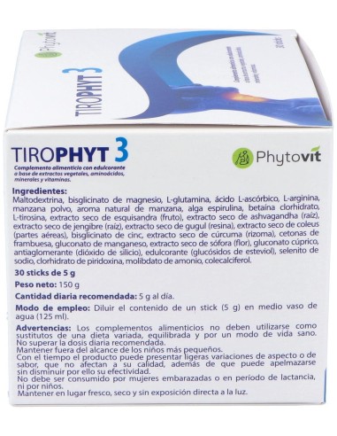 Tiro Phyt3 (30 Sticks) de Phytovit