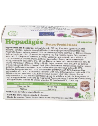 Hepadiges 60Cap. de Dis