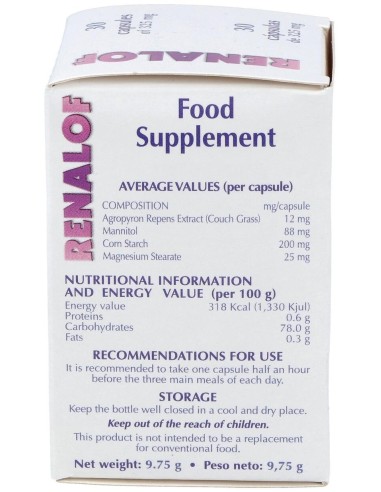 Renalof 30 Capsulas de Catalysis