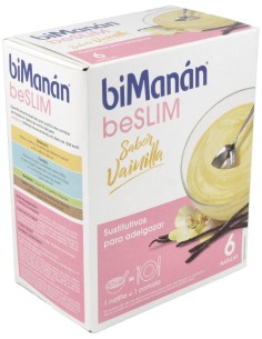 Natillas Sustitutivas Vainilla 6Sbrs. de Bimanan 2