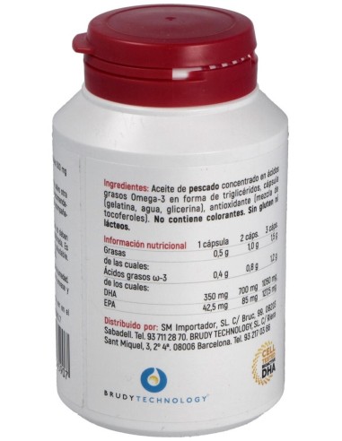 Algatrium Plus (Dha 70%) 700Mg. 180Cap. de Algatrium