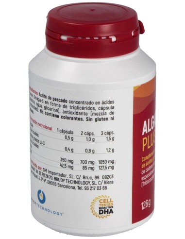 Algatrium Plus (350 Mg.Dha)- 180 Perlas de Algatrium