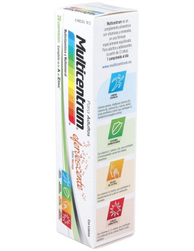Multicentrum Adulto 20Comp. Eferv. de Multicentrum
