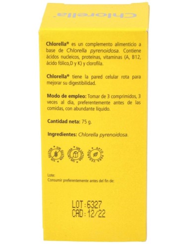 Chlorella 200Mg. 300Comp. de Vitae