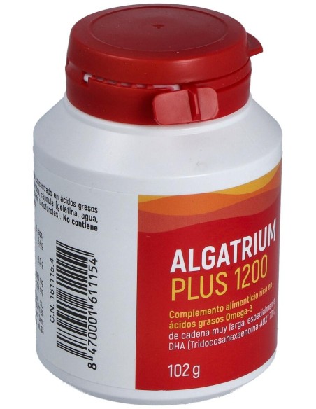 Algatrium Plus 1200 Mg (840 Mg Dha)-60 Perlas de Algatrium