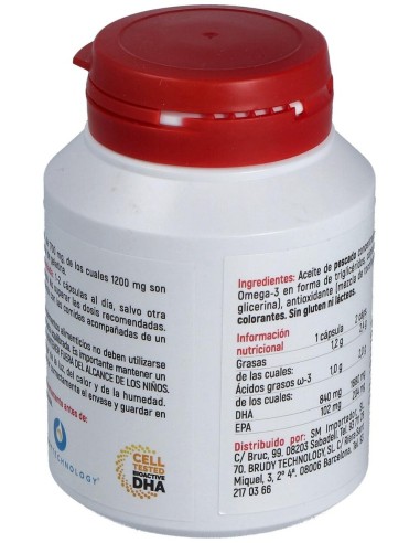 Algatrium Plus 1200 Mg (840 Mg Dha)-60 Perlas de Algatrium