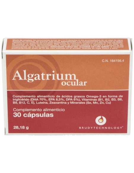 Ocular Algatrium (280 Mg Dha)-30 Perlas de Algatrium