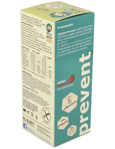Jelly Kids Prevent 250Ml.Jarabe (Sabor Fresa) de Eladiet
