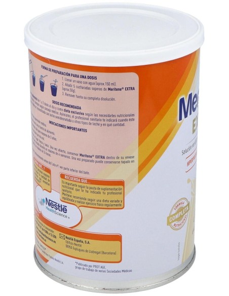 Meritene Extra Vainilla 6x450g. de Meritene