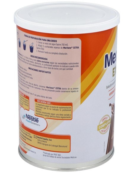 Meritene Extra Chocolate 6x450g. de Meritene