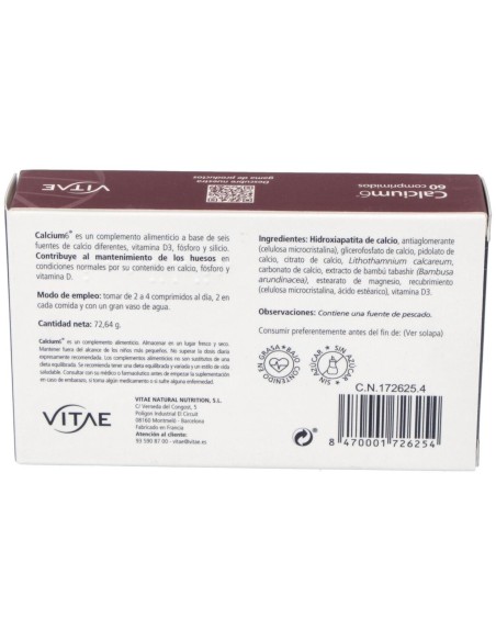 Calcium6 60Comp. de Vitae