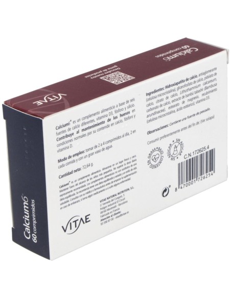 Calcium6 60Comp. de Vitae