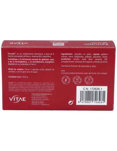 Ferrum6 60Cap. de Vitae