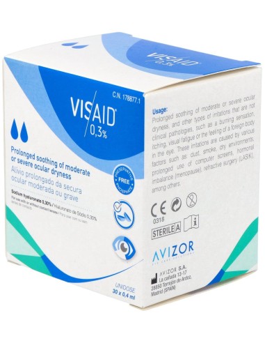 Visaid 0,3% Sequedad Ocular 30Monodosis de Visaid