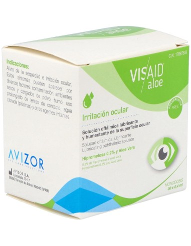 Visaid Aloe Irritacion Ocular 30Monodosis de Visaid