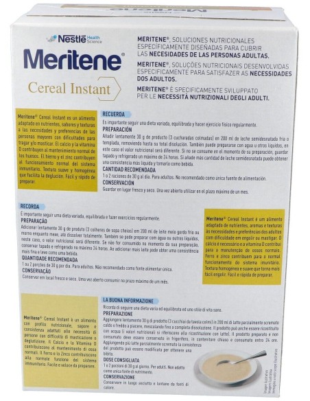 Maritene Cereal Instant Multifrutas 2x300g. de Meritene