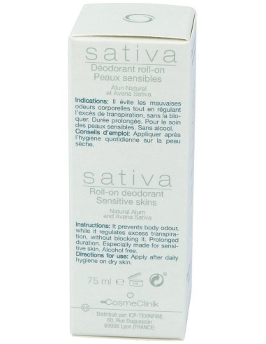 Cosmeclinik Sativa Desodorante Roll-On 75Ml. de Sativa