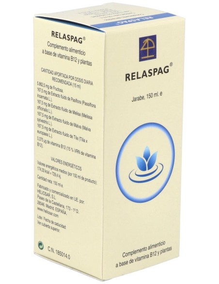 Relaspag Jarabe 150Ml. de Heliosar
