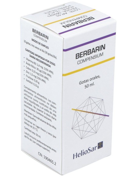 Berbarin Compensium 50Ml. de Heliosar