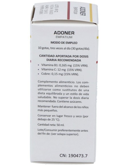 Adoner Empatium 50Ml. de Heliosar