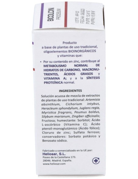 Bicolcin Procesum 50Ml. de Heliosar