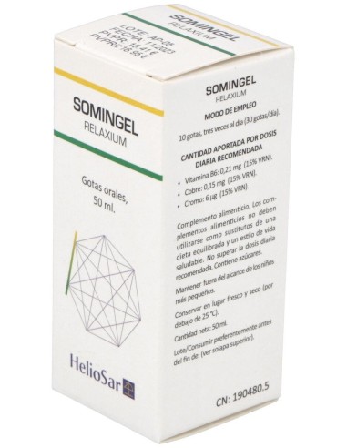 Somingel Relaxium 50Ml. de Heliosar