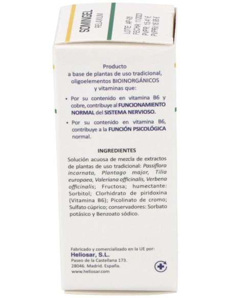 Somingel Relaxium 50Ml. de Heliosar