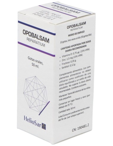 Opobalsam Reparatium 50Ml. de Heliosar