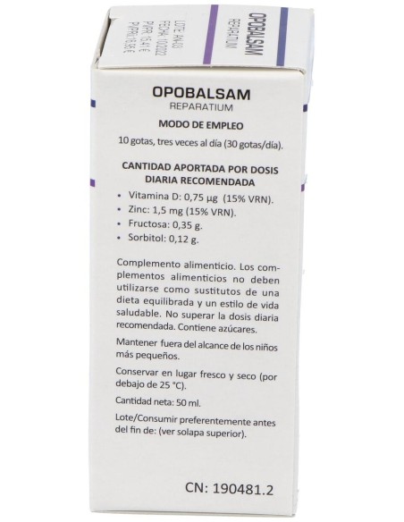 Opobalsam Reparatium 50Ml. de Heliosar