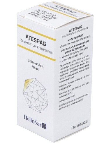 Atespag Polichrestum Atemperans 50Ml. de Heliosar