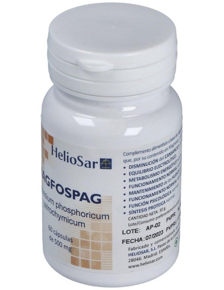Magfospag Magnesium Phosphoricum 60Cap. de Heliosar