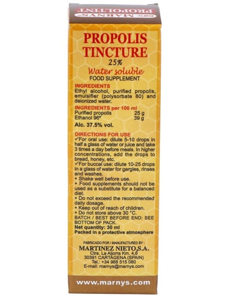 Propoltint (Ext.Propolis Al 25%) 30Ml. de Marnys