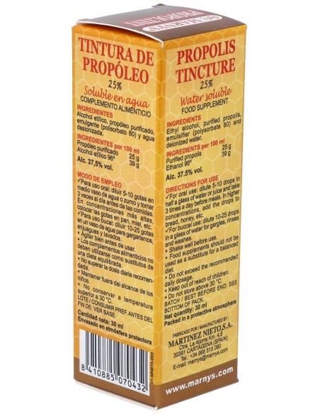 Propoltint (Ext.Propolis Al 25%) 30Ml. de Marnys