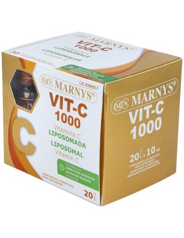 Vit C 1000 Vitamina C Liposomada 20Amp. de Marnys