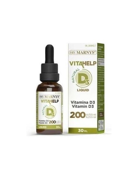 Vitahelp Vitamina D3 200Ui 30Ml. de Marnys