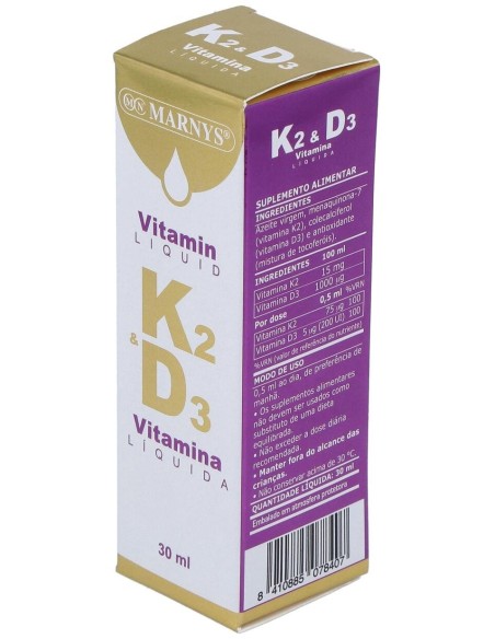 Vitamina K2   D3 30Ml. de Marnys